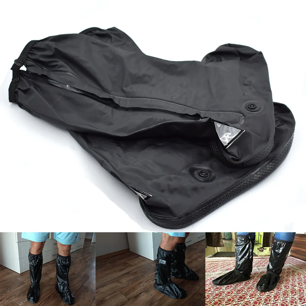 Motorcycle rain boots set waterproof non slip cycling bicycle rain boots shoe cover FOR KAWASAKI