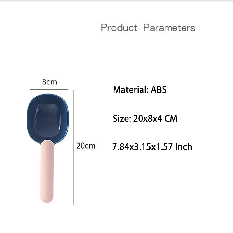 Beans Cereals Scoop Rice Spoon Kitchen Rice Shovel Flour Spoon Coarse Grains Clip Sealing Household Supplies