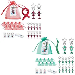 20 piezas DIY para pulseras y collares, Kit de fabricación de joyas, adornos de embalaje, tarjeta de etiqueta colgante para niñas y mujeres, San Valentín y Navidad