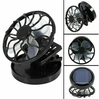 

Summer Cooling Fan Clip-on Hat Mini Clip Solar Sun Energy Power Panel Cell Cooling Fan Cooler D15