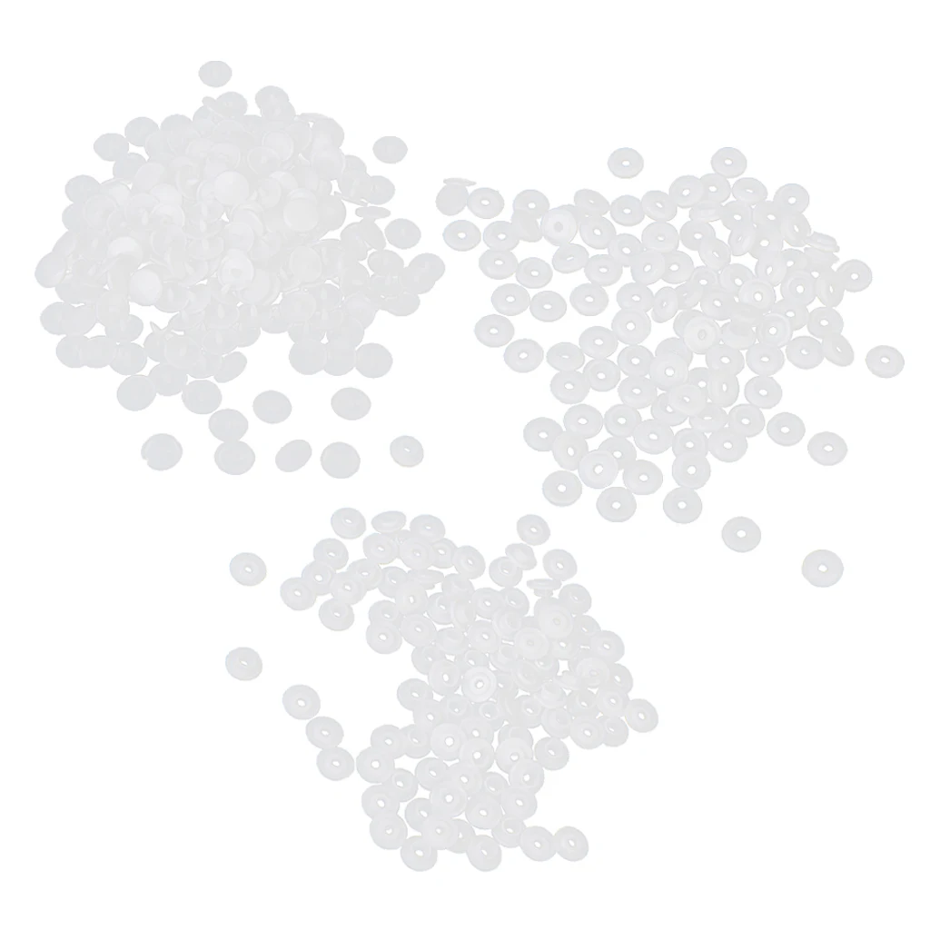 100Set No Sewing Resin Snap Buttons Fasteners Poppers DIY Clothes Craft T3/T5/T8