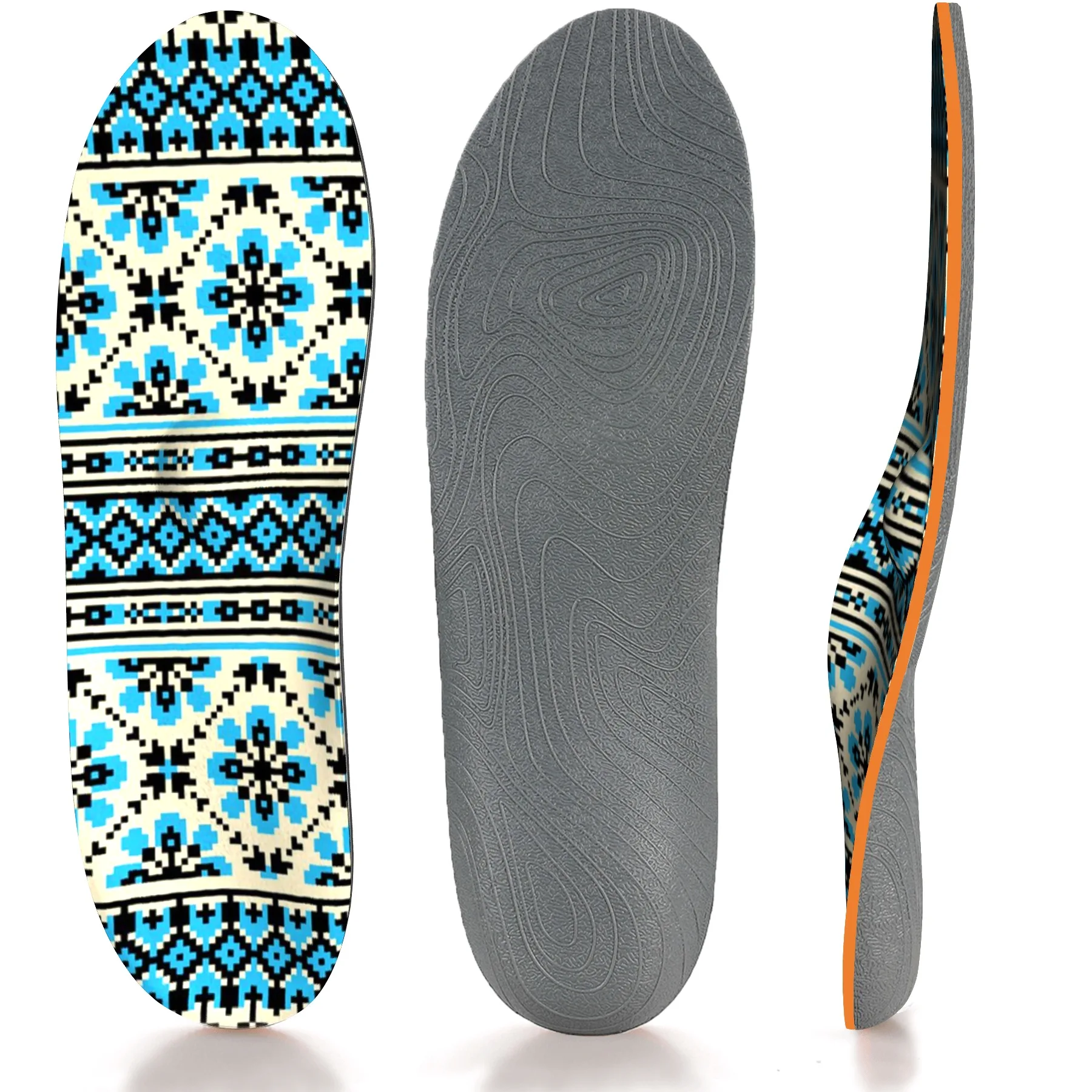 

Full-Length Flat Arch Insole Non-slip Extreme Sports Unisex Shoes