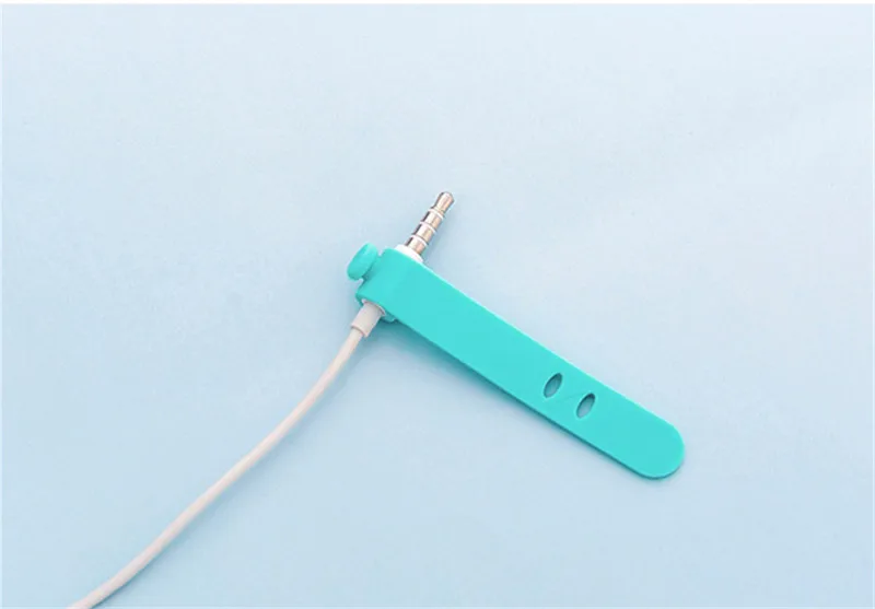 Purdored 4 шт./компл. кабель наушников держатель кольца мягкая лента USB провода Кабельные стяжки организатор, аксессуары для путешествий, дропшиппинг