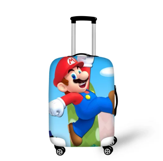 Эластичный Защитный чехол для багажа от Mario Sonic, 18-32 дюйма, чехол на колесиках, защитный чехол для пыли, аксессуары для путешествий с героями мультфильмов - Цвет: as pictures
