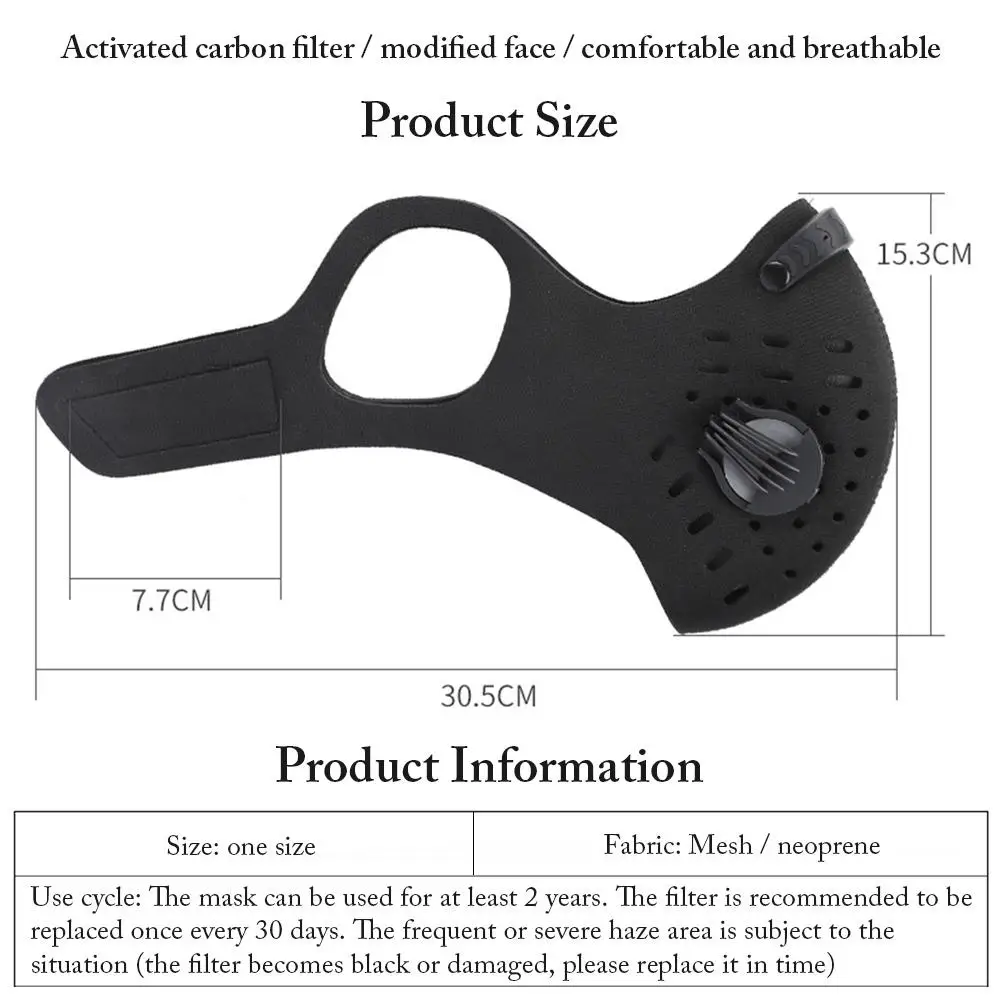 Anti-pollution Mouth Mask with Filter