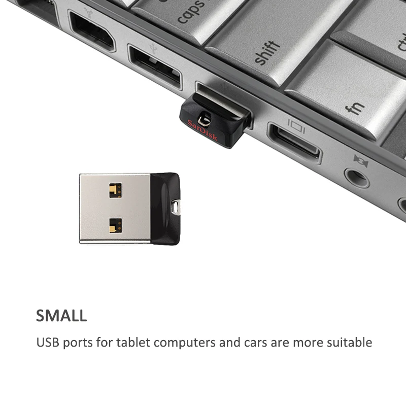 Sandisk USB флеш-накопитель Mini USB 2,0 16 ГБ флеш-накопитель 32 ГБ флеш-накопитель 64 Гб карта памяти для смартфона