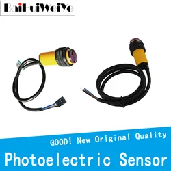 Robot intelligent pour voiture E18 D80NK, capteur photoélectrique à infrarouge, commutateur de proximité, portée de détection réglable de 3 à 80cm 