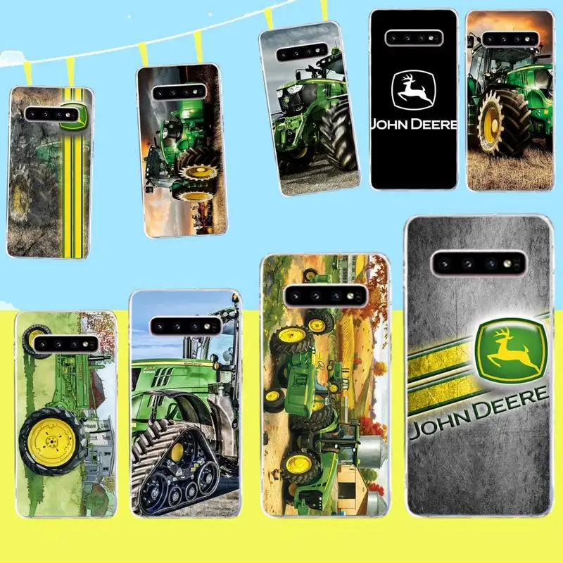 

HPCHCJHM john deere Soft Silicone TPU Phone Cover for Samsung S9 plus S5 S6 S7 edge S8 S10 plus