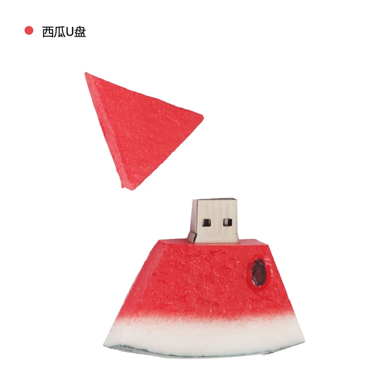 Watermelon with box Usb флеш-накопитель Instagram с милыми мультяшными фруктами, карманный мини-накопитель, размер 32 г, 64 г, 128 г, флеш-накопитель, прекрасный светильник, Подарочный флеш-накопитель, бесплатный адаптер OTG - Цвет: Watermelon with box