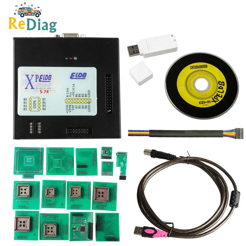 

XPROG M V5.74 New Generation Released X-PROG M Metal Box ECU Programmer with USB Dongle X PROG ECU Flasher Tool