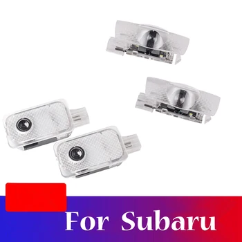 

For Subaru BRZ SJ SK Outback Legacy GP GJ XV Inpreza Tribeca 2 Pieces Car Welcome Light Door Wireless Light
