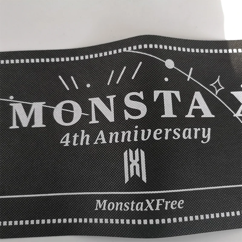 Kpop Monsta X нетканый материал 4-й юбилей альбом Следуйте найти вас HYUNGWON I.M JOOHEON MINHYUK ручной баннер FH105