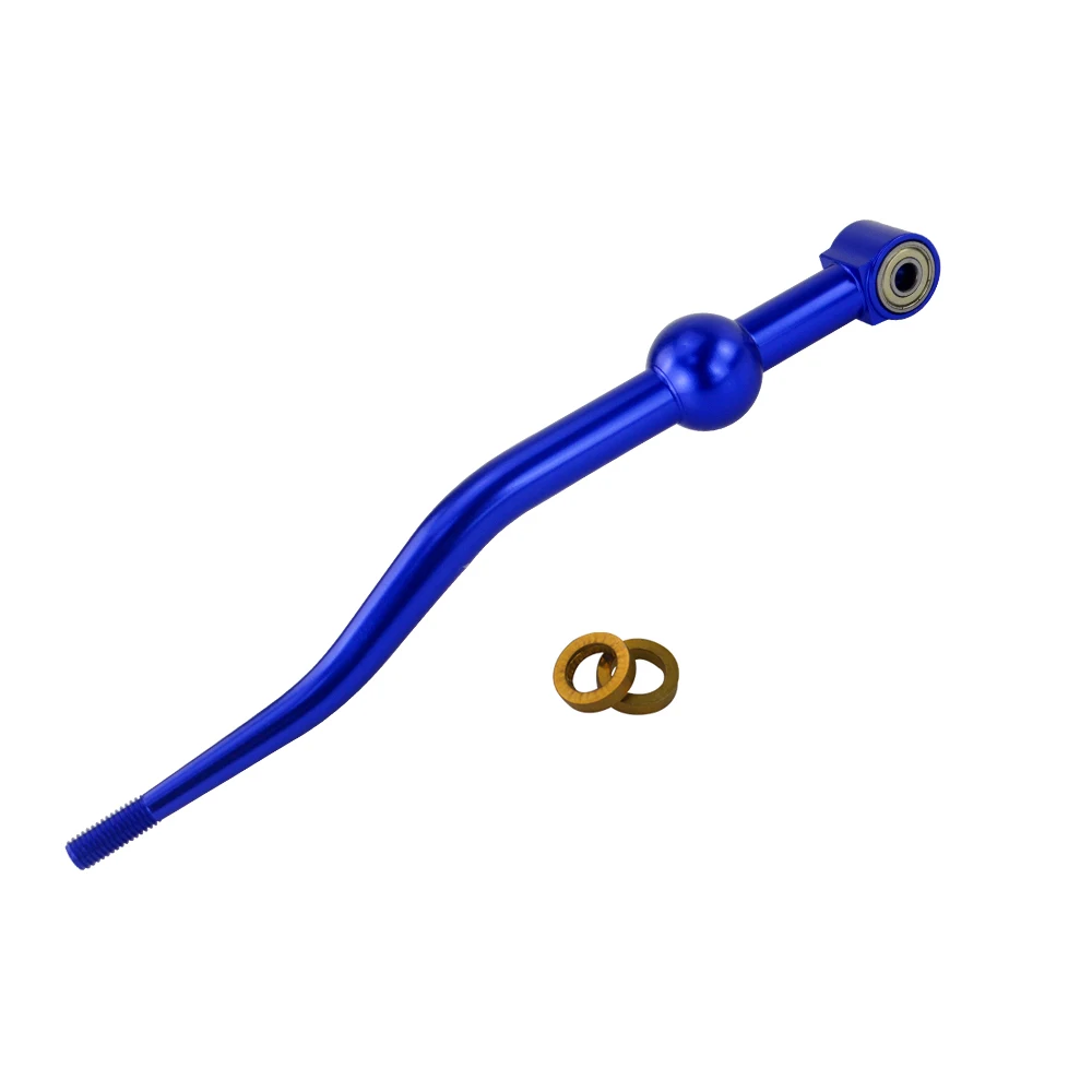 VR RACING-Anodize короткий переключатель двойной изгиб JDM type-R 5 скоростной гоночный короткий переключатель для HONDA ACURA CRX VR-SFT9232 - Цвет: Синий