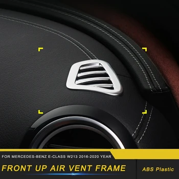 

Car Accessories Dashboard Air Vent Outlet Trim Sticker Cover Frame Interior Decoration for Mercedes-Benz E-Class W213 2016-2020
