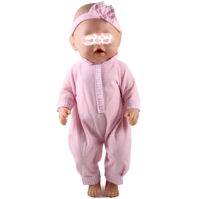Одежда для кукол, 9 видов стилей, повседневная одежда, наряды, подходит для 43 см, детские куклы, аксессуары для 17 дюймов, кукла, лучший подарок для девочки - Цвет: jumpsuit 3