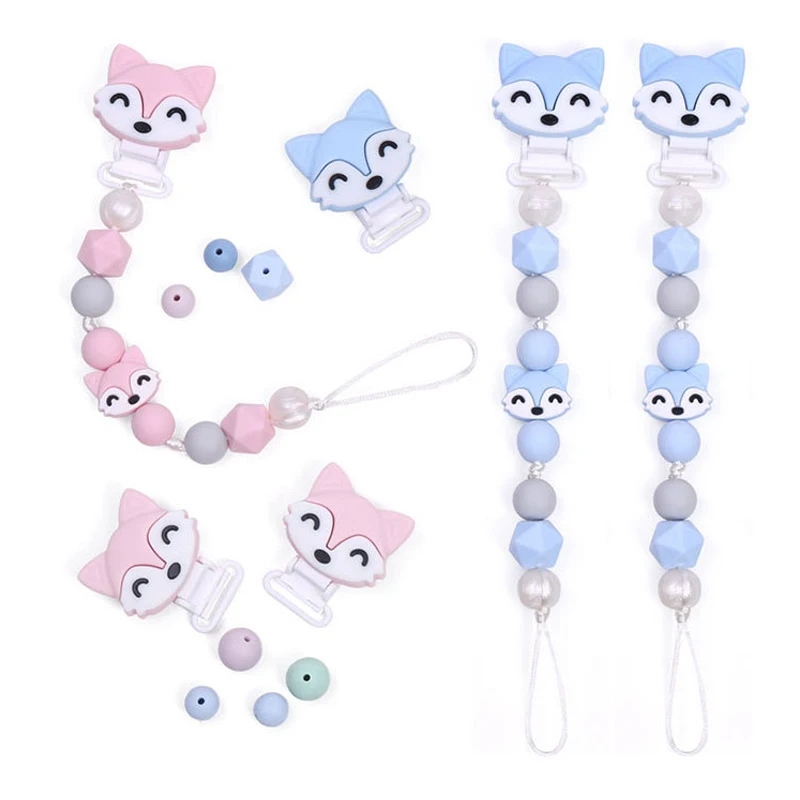 LOFCA 5 teile/los Fuchs silikon perlen lebensmittel grade BPA freies Silikon Perlen DIY Schlüsselbund Perlen Schmuck Zubehör – Detail 13