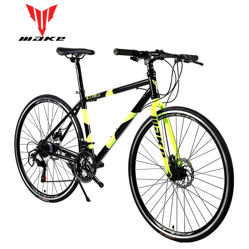 Road Bike MAKE 700X25C 21 Speed Disc Brakes Steel Frame Road Bike MAKE 700X25C 21 Speed Disc Brakes Steel Frame
