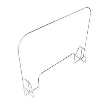 

Transparent Acrylic Guard Shield Sneeze Cough Protective Board Shield Barrier for Restaurant Grocery Stores