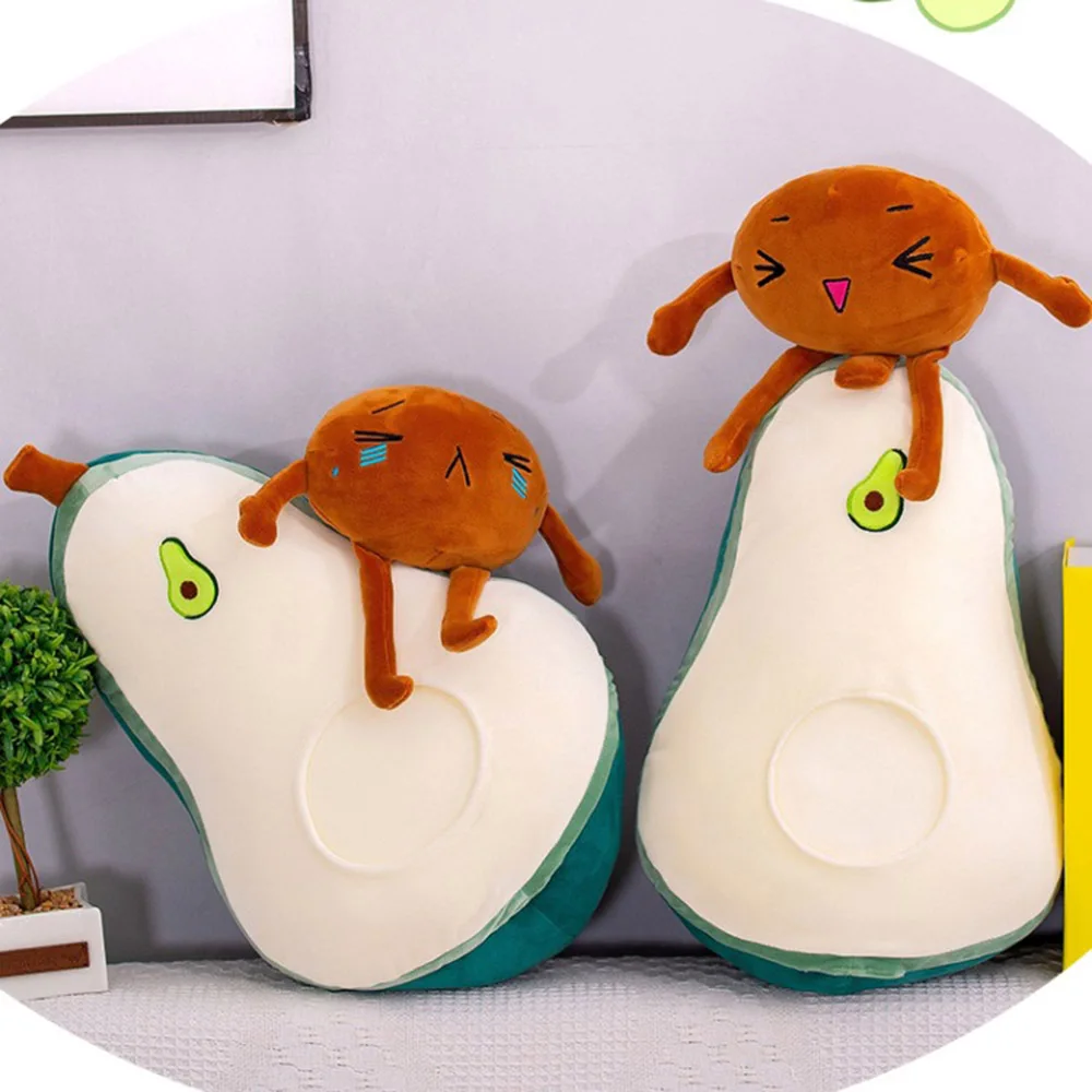 

Christmas Gifts Avocado Plush Pillow Cushion Vegetables Toys Stuffed Cute Fruits Dolls Kids for Children Dropshipping