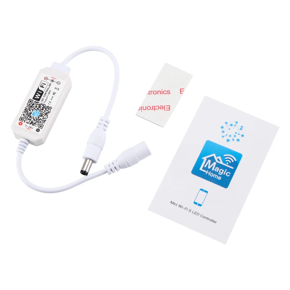 Практичный широко используемый беспроводной WiFi светодиодный смарт-контроллер совместим с Alexa Google Assistant IFTTT 5-28V для Android IOS