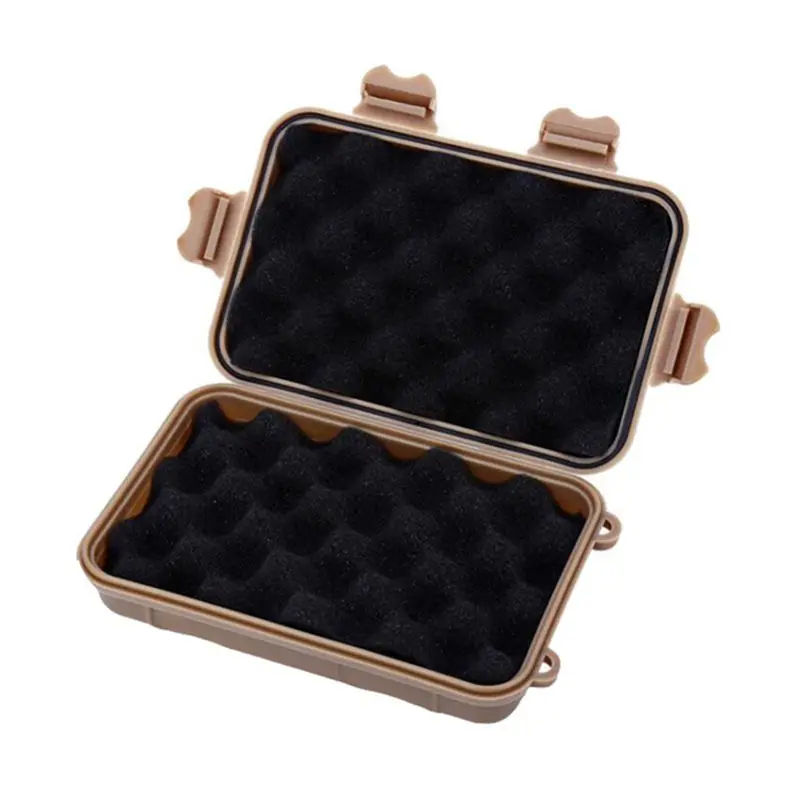 Outdoor Airtight Survival Storage Case Shockproof Waterproof Dustproof Camping Travel Plastic Container Storage Carry Box