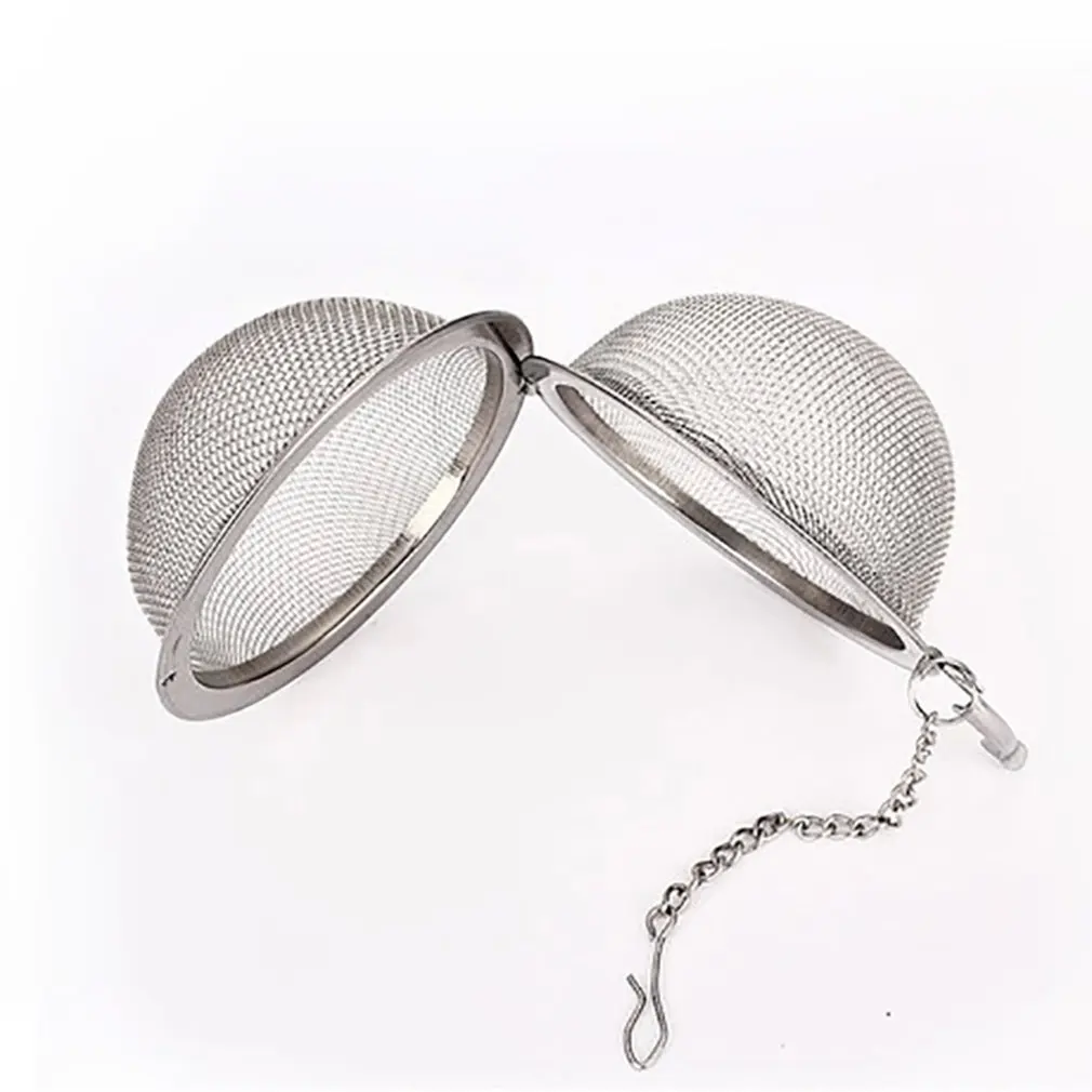 4.5×4cm Tea Ball Stainless Steel Seasoning Infuser Herbs Spice Filter Soup Tools