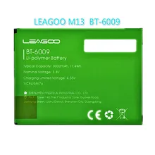 Резервный BT-6009 LEAGOO M13 3000mAh аккумулятор для Bt-6009 Leagoo M13 смартфон