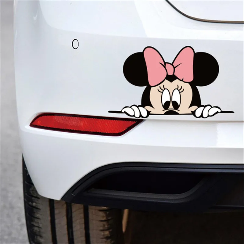 Minnie Mouse Cartoon - Sticker Decal - Decorative Sticker - Scrapebooks,  Cars, Windows, Laptops, Waterbottles