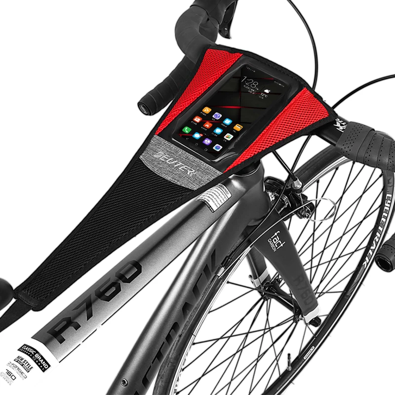 Funda para el sudor para entrenamiento de bicicleta de interior, banda para el Protector de marco para lluvia con bolsillo para teléfono móvil con táctil|Deportivas y rodillos| - AliExpress