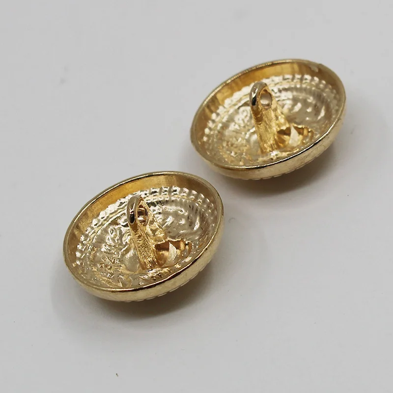 Металлические пуговицы в виде льва золотого и серебряного цвета аксессуары для