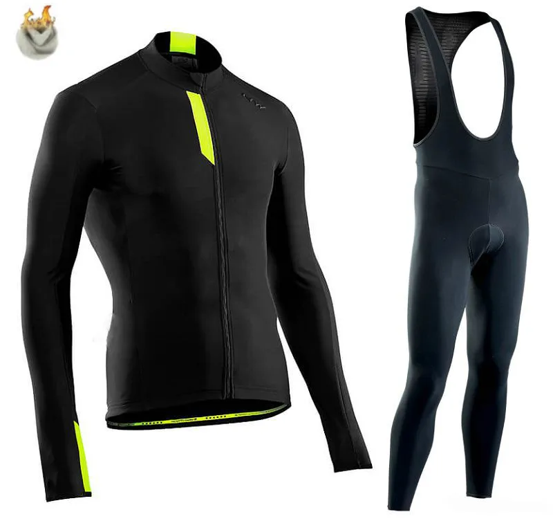 A-3 Northwave Pro Team Зимняя одежда для велоспорта дышащая Ropa Ciclismo Одежда с длинным рукавом для горного велосипеда одежда для спорта на открытом воздухе - Цвет: A-3