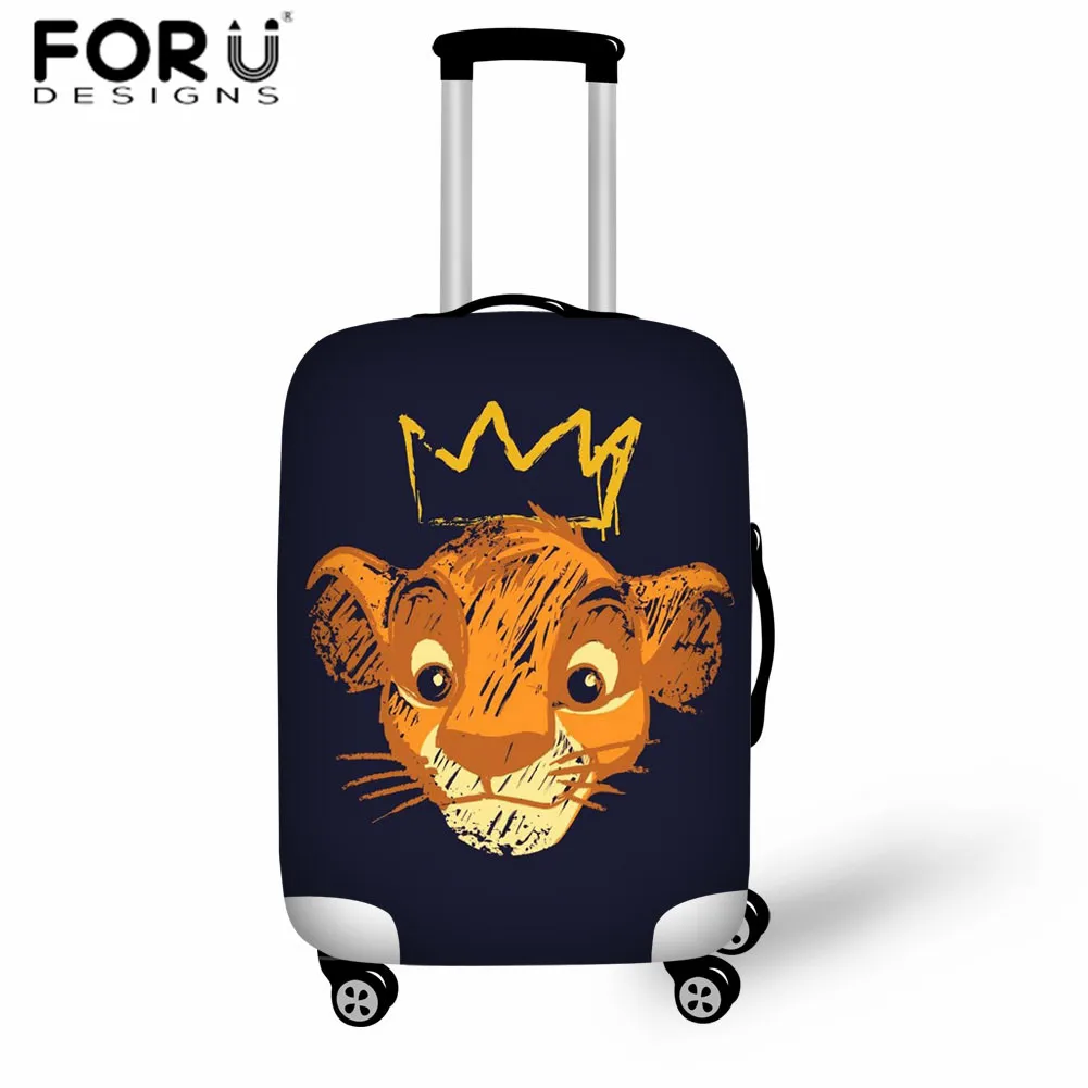Защитный чехол для чемодана forusures Lion King эластичный Водонепроницаемый чемоданов