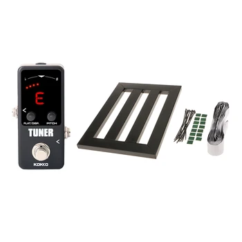 

Multi Effects Pedal Tuner Stick Board Support Electric Guitar Replacement Parts Black