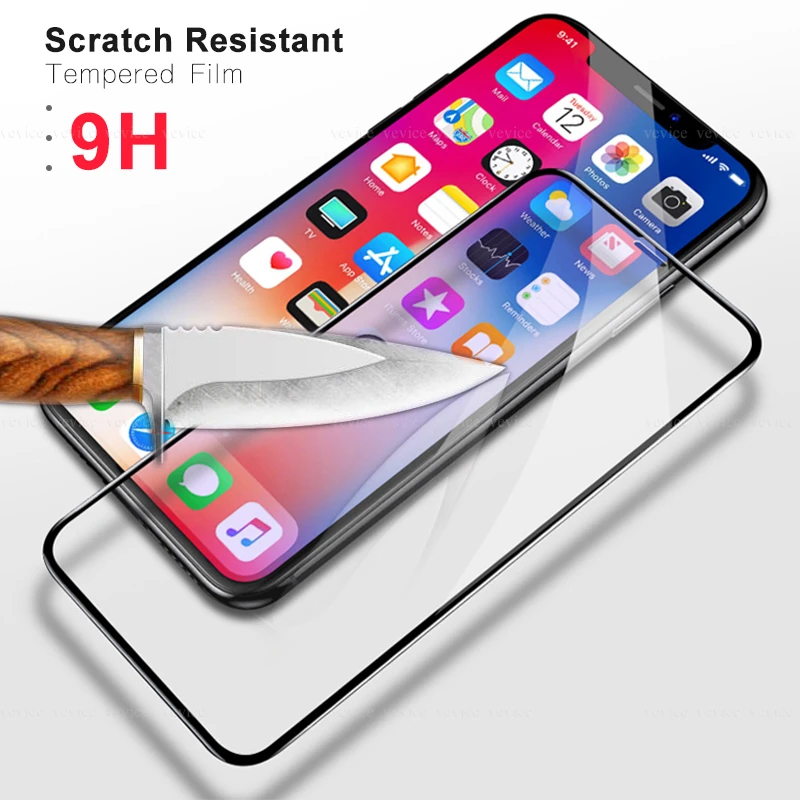 

Tempered Screen Protector Glass Film For iphone X XS MAX XR 11Pro HD Glass For iPhone 11Pro Max 2019 6 7 8 6S Plus 11 5s 5 S SE