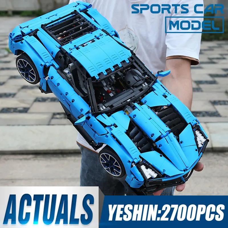 Детский конструктор Yeshin Chevrolets Corvettes Grand Sport Il Toro Azzurro Fit MOC 31189 | Игрушки и хобби