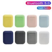 Оригинальные Macaron i12 TWS беспроводные наушники Bluetooth 5,0 наушники 12 сенсорные настоящие стерео наушники для андроида спортивные наушники для телефона
