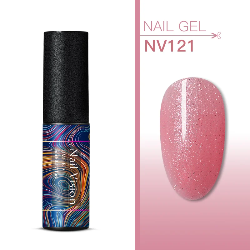 Nail Vision 5 мл УФ-набор гель-лаков для ногтей блестки замачиваются долговечный Гель-лак для ногтей маникюрный лак - Цвет: S06716