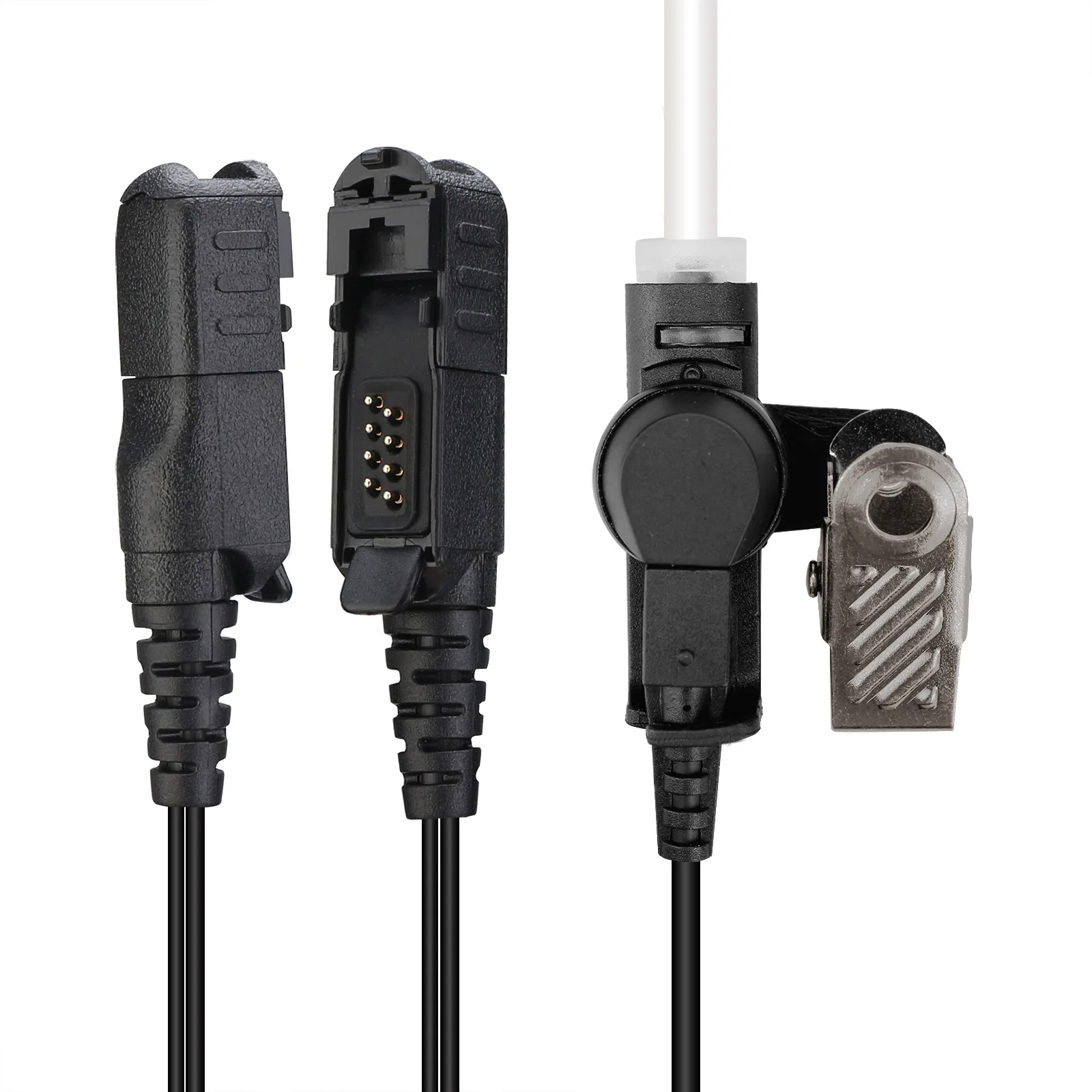 Retevis Walkie Talkie Earpiece Mic/PTT Acoustic Air Tube for Motorola XPR3300 XPR3500 XIR P6620 XIR P6600 E8600 MotoTRBOD EP550