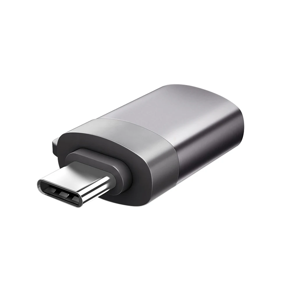 OTG адаптер папа тип-c к USB 3,0 Usb C конвертер Тип C кабель адаптер Лента C OTG для U диск мышь Клавиатура Фильм Передача файлов - Цвет: Silver 1 PC