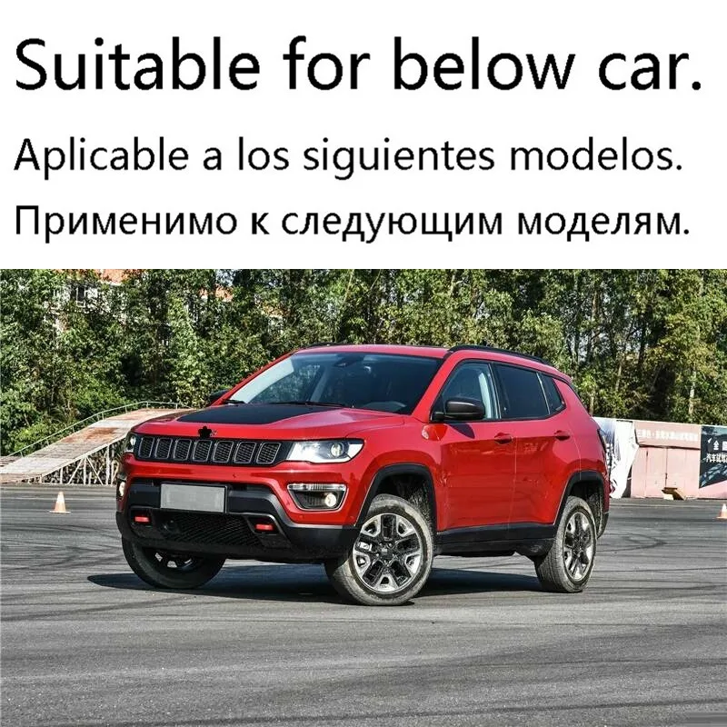 Автомобильная дверная ручка Автомобильная хромированная декоративная Модифицированная Автомобильная Стайлинг Защитная модификация наклейка полоса 17 18 для JEEP Compass