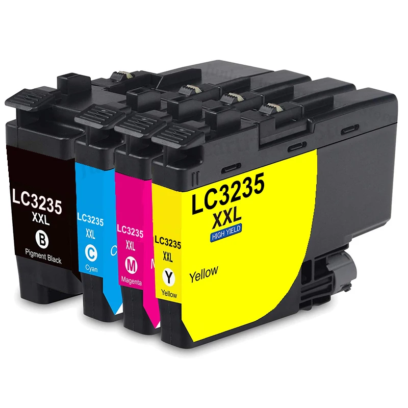 

4PK Compatible LC3235 Ink cartridge for brother DCP-J1100DW MFC-J1300DW ， full ink with chips