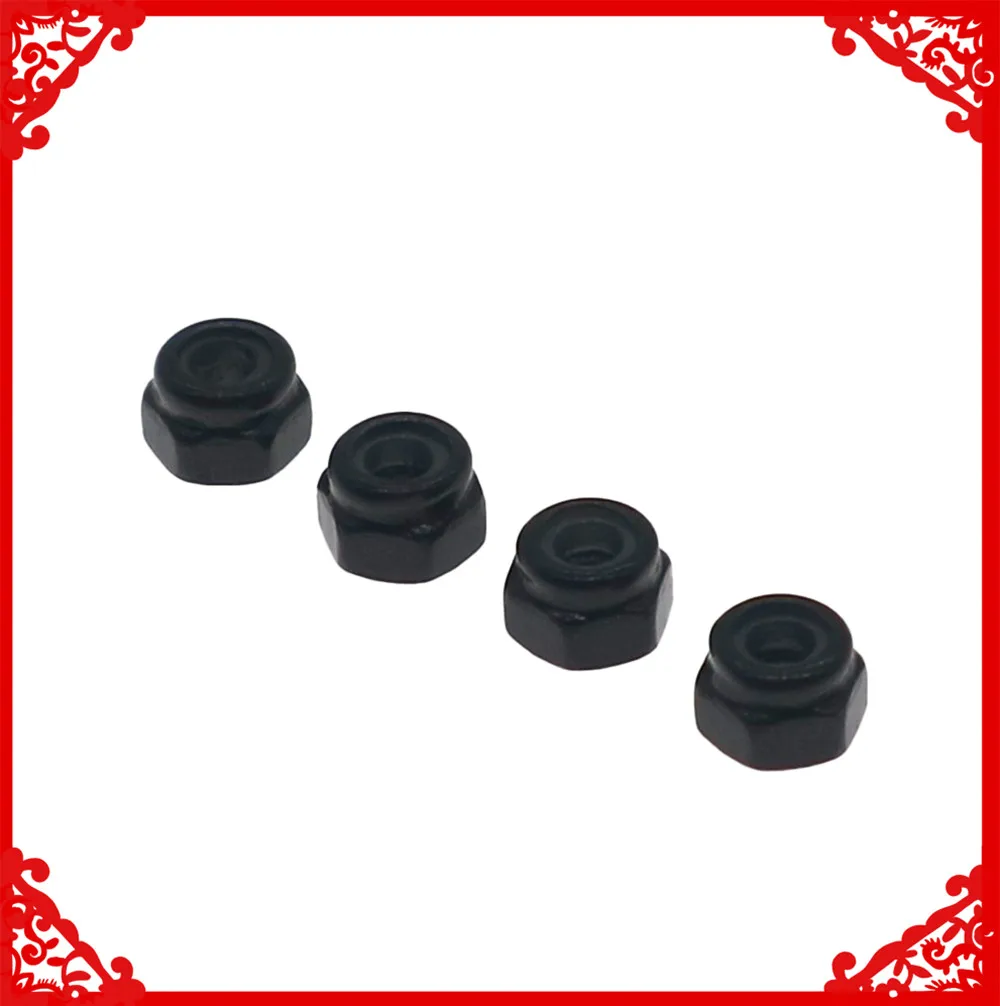 4 Pz/Set Dado In Nylon M2.5 Per 1-10 Arrma 6S 4S 3S & Mega Vorteks Senton Granito Big Rock Typhon Intradaction Crimed Parts