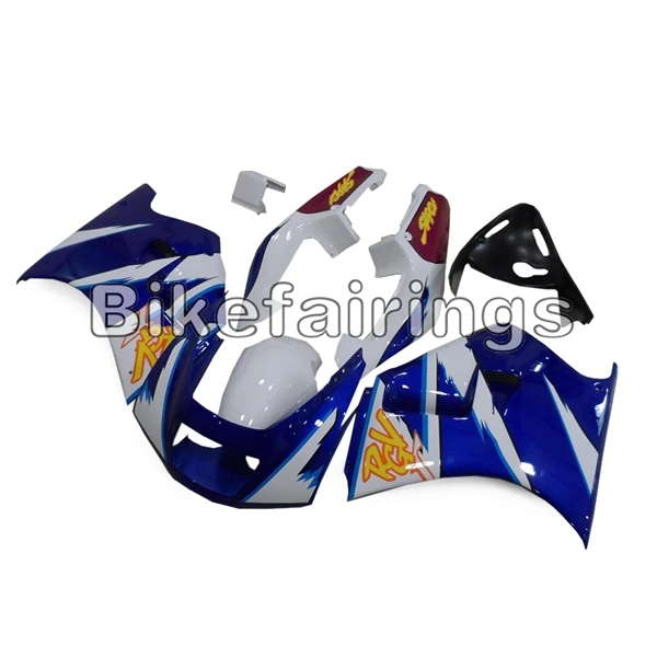 Полный сине-белые Sportbike детали для корпуса комплект для Suzuki RGV250 VJ22 1990 1991 1992 1993 94 1995 мотор обтекатели для мотоцикла и островным креплением