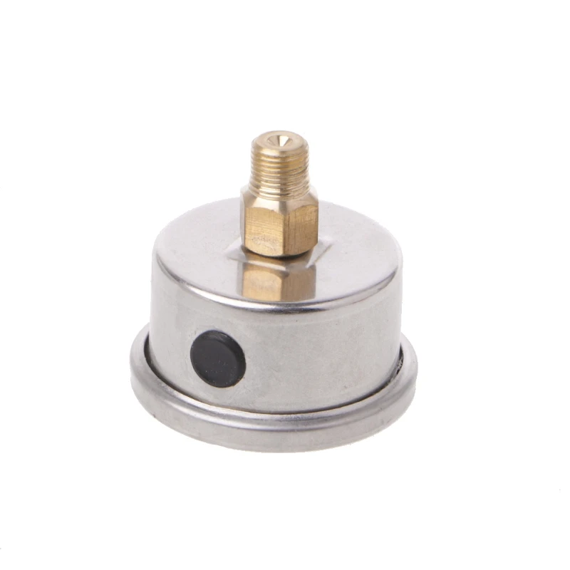 Fuel Pressure Regulator Gauge 0-160 Psi / Bar Liquid Fill Chrome Oil Stainless Steel 1/8 NPT Silver For ALL ➉-✀ E | Автомобили