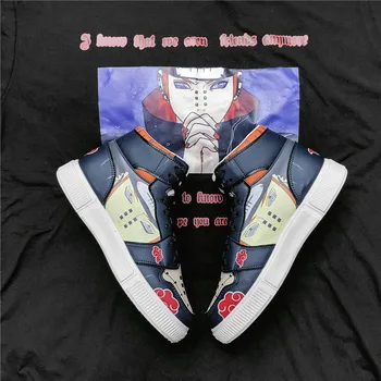 

Unisex Naruto Anime Shoes Men Casual Shoes Hip Hop Shoes Fashion Clunky Sneakers for Men Vulcanize Shoes Sasuke Kakashi cosplay
