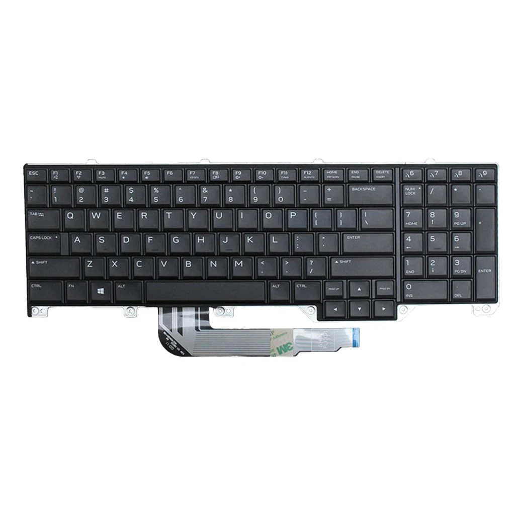 

US Layout PC Laptop Keyobard Replacement for DELL Alienware 17 R4 Laptops Keyboard 2019 New High Quality