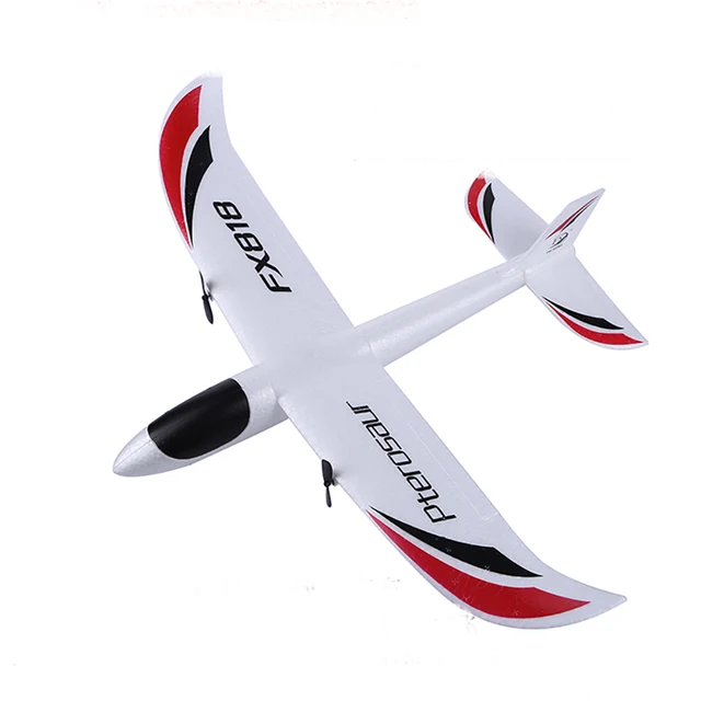 FX-818 2.4G EPP Remote Control RC Airplane Glider Toy with LED Light Kids Gift Foam Electric Outdoor Fixed Wing Aircraft 4