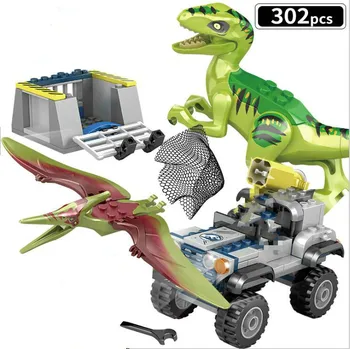 

SY1081AB Jurassic World Park Movie Carnotaurus Gyrosphere Escape Bricks Building Blocks Bricks Kids Friends Toys Christmas gift