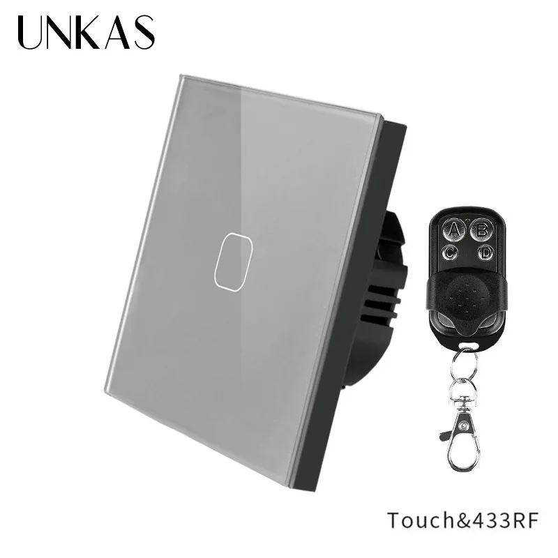 UNKAS стандарт ЕС/Великобритании Умный дом беспроводной пульт дистанционного