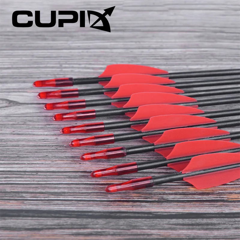 

31 Inches Fiberglass Arrow Spine 800 Diameter 6 mm for Recurve Bow Straight Bow Archery Hunting Shooting